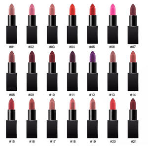 Rossetto magnetico a lunga durata impermeabile a 21 colori pigmentato trucco di bellezza senza Logo rossetto rosso viola opaco - Product Image 2