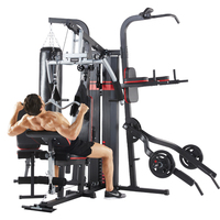 SENAOFIT Équipement de musculation en gros, station multifonctionnelle 4-en-1 pour la musculation à domicile et l'entraînement en intérieur