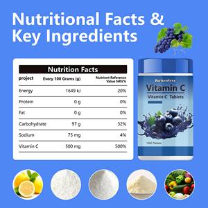 1000 sınır ötesi üzüm aromalı <span class=keywords><strong>C</strong></span> vitamini tabletleri vücudun bağışıklığını ve genel sağlığını arttırmaya yardımcı olabilir. - Product Image 4