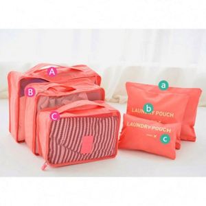 Juego de 6 Cubos de Almacenamiento Multifuncionales para Zapatos y Ropa, Organizador de Equipaje Personalizable - Product Image 6