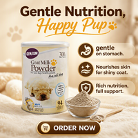 Poudre de lait de chèvre hautement digestible pour tous les chiens, 300g, douce pour l'estomac, nourrit la peau pour un pelage brillant, riche en nutriments, aide à la croissance