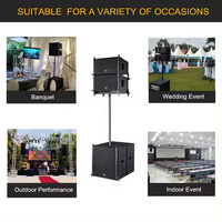 Haut-parleur de sonorisation actif à ligne de 10 pouces avec subwoofer de 18 pouces certifié ROHS