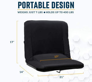 Có Thể Gập Lại Cắm Trại Độn Tựa Lưng Ghế Ngả Sân Vận Động Bãi Biển Ghế Có Thể Điều Chỉnh Tay Vịn Cho Khán Đài - Product Image 6