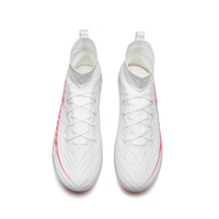 Chaussures de football prêtes à être expédiées pour hommes, modèle montant avec chaussette intégrée, crampons FG, pour entraînement professionnel sur gazon extérieur, athlétiques et de qualité professionnelle