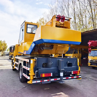Camion-grue Shacman 14 tonnes, directement de l'usine, personnalisable, certifié CE, pour l'installation de murs-rideaux