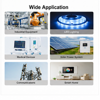 Module d'alimentation à découpage AC-DC de qualité industrielle avec dissipateur thermique en aluminium et transformateur haute fréquence pour une sortie stable