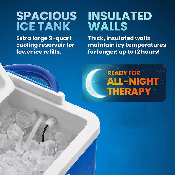 Ice Therapy Machine with Digital Timer and Ajustable Flow Speed Cold ...