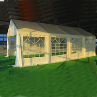 Tissu de bâche enduit de PVC flexible pour tente de grand événement de fête de mariage avec des tentes de salon commercial de couverture de ventilateur anti-salissure