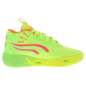 Chaussures de basketball pour hommes Mb.04 Gem, légères, respirantes, jaune alerte, vert éclatant, taille 10 - Product Image 2