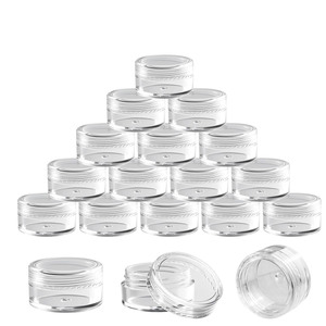 5g 10g 15g 20g 30g Cosmetic Containers Makeup Sample Jars PP Transparent Plastic Jars - Product Image 1