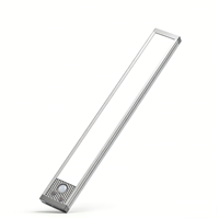 Lampu Kabinet LED Pintar dengan Sensor Gerak, Konstruksi Aluminium Berperingkat IP67, Pengisian Daya USB 24W untuk Penggunaan Dalam Ruangan