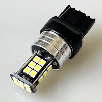 Pièces de véhicule, autres accessoires d'éclairage automobile, 12v 24SMD 24LED 3030 T20 Led 7440, ampoules de signalisation de direction et de freinage blanches pour voitures