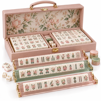 Ensemble de Mahjong Personnalisé, Couleurs de Marque Personnalisées, OEM ODM, Étiquette Privée, Tuiles de Mahjong, Coffret Cadeau, Vente en Gros