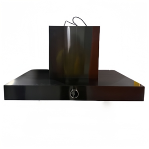 36 In. Black Kitchen Hood Exhaust Fan, Single Squirrel Cage Ultra Quiet Motor, Powerful Suction, 2 LED <b>Lights</b>, Baffle Filter - Product Image 4