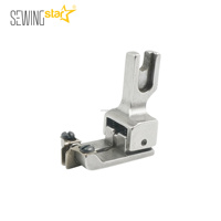 Pied-de-biche pour machine à coudre à point de verrouillage CD-S butée de hauteur gauche et droite réglable, utilisation multiple de la couture à fil visible