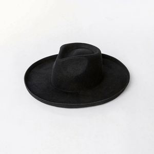 OEM Luxury Unisex Fedora <b>Hat</b> Custom Logo <b>Western</b> Wide Brim Cowboy Travel Party Custom Made <b>Hats</b> Wholesale - Product Image 1