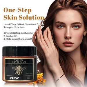 Crème hydratante personnalisée pour peaux sensibles, beurre corporel, suif de bœuf nourri à l'herbe, baume au miel, glycérine, collagène, tous types de peau - Product Image 5