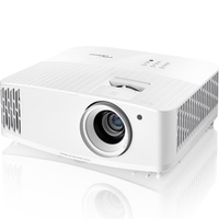 Projecteur DLP Optoma JEV9160 pour cinéma maison 4K Ultra HD et jeux 240 Hz, compatible HDR HLG, portable, 3400 lumens pour lampe au mercure