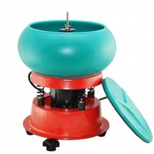 Machine à polir le jade, l'agate, l'ambre, la cire d'abeille, les perles de Bouddha en bois, avec tambour vibrant et seau de polissage - Product Image 2