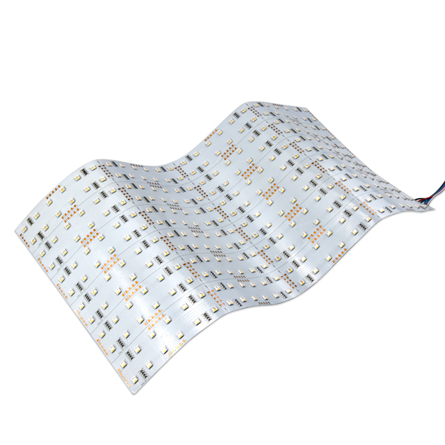 Kitchen Marble Hotel Stone Flexible LED Analog PWM 4-in-1 RGBW LEDs Cuttable 480*240 mm 288LEDs DC24V LED Panel Sheet Lights