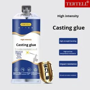 Pegamento de soldadura epoxi de doble componente resistente a altas temperaturas genuino embalaje de reparación de tanque de aceite de radiador de Metal de hierro fundido fuerte - Product Image 3