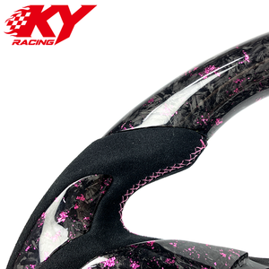 Volant sport en cuir et fibre de carbone forgé sur mesure, adapté à la Malibu SS ZL1 - Product Image 2