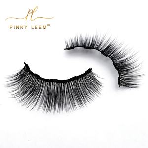 Vente en gros de cils magnétiques à marque privée, colle, eye-liner, 3 paires, kit de cils magnétiques naturels, faux cils en vison 3D magnétiques - Product Image 3