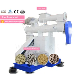 WINWORK 1-2T/H Ring Die Wood Machine Biomass Granulator Price Feed Pellet Machine Ring Die