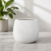 Grands pots de plantes en plastique colorés, créatifs, mignons, durables et légers avec trou de drainage pour une utilisation extérieure, pour la croissance des plantes et la décoration de la maison