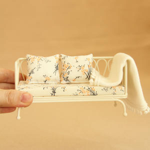 Mini Ironwork and Fabric Sofa Sets for Pretend Play Toys - 12-piece Kid's House <strong>Furniture</strong> by Maileg, the Same Style As the <strong>Etsy</strong> - Product Image 3