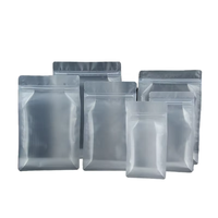 Pochette translucide à fond plat avec huit soudures latérales, en plastique de qualité alimentaire, impression en héliogravure, recyclable et personnalisable