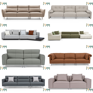 Sofá Modular en Forma de Arco, Chaise Longue, Cojín Suelto, Almohada de Apoyo, Perfil Bajo, Moderno, para Sala de Estar, Hotel, Villa, Dormitorio - Product Image 4