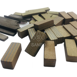 Sharp Cutting Stone Tools Diamond <strong>Segments</strong> 40x3x10mm 8/10/12mm Hard Bond OEM - Product Image 2