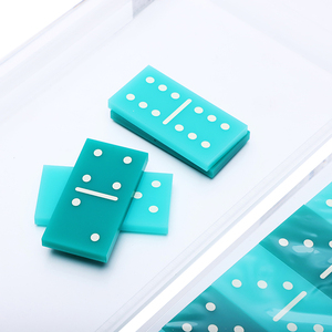 ชุดโดมิโนอะคริลิค28ชิ้นพร้อมกล่องอะคริลิคแบบกำหนดเอง - Product Image 6