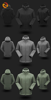 Herren Unisex Winter Work Jacket Set-Dickes Soft shell Sharks kin mit Reiß verschluss Verschluss Samts toff Wind dicht Größe XL
