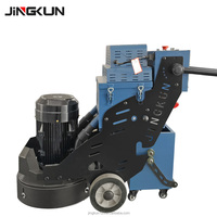 JINGKUN Meuleuse à béton industrielle pour sols, manuelle, portable, haute efficacité, pour le nivellement des sols, l'élimination de la poussière