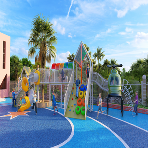 New Tùy Chỉnh Động Vật Loạt Thế Giới Chơi Hoạt Động Sân Chơi Ngoài Trời Vui Chơi Giải Trí Công Viên Thiết Bị Chơi Ngoài Trời Thiết Lập - Product Image 6