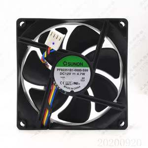 พัดลมระบายความร้อน PWM แบบ 4 สาย ขนาด 9 ซม. รุ่น Original sunon Pf 92251b1-0000-s99 9025 9225 พัดลมซันออนแท้ รุ่น Pf 92251b1-0000-s99 9025 9225 ขนาด 9 ซม. แบบ 4 สาย - Product Image 1