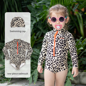 Maillot <span class=keywords><strong>de</strong></span> <span class=keywords><strong>bain</strong></span> une pièce Swimbobo pour bébés filles, écologique, respirant, séchage rapide, en jean, couleur unie, rayé, pour tout-petits - Product Image 4