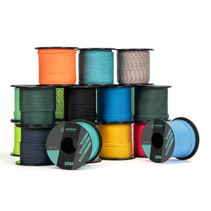 Cuerda de nailon Paracord de 2mm al por mayor, cuerda de paracaídas con núcleo de 1 hebra tipo I para pulseras de supervivencia, correa de perro, camping y manualidades - Product Image 1