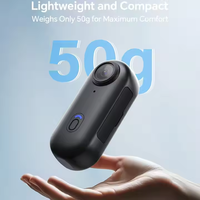 Caméra d'Action 4K Mains Libres POV Étanche, Miniature et Puissante, pour Moto et Vélo, avec Kits de Fixation