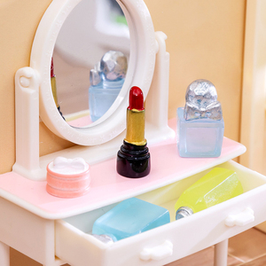 Miniaturas de Resina de Cosméticos, Perfume y Lápiz Labial para Casa de Muñecas, Adornos de Champú y Jabón en Miniatura, Accesorios para Manualidades - Product Image 2