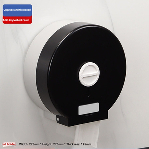 Dispensador de Papel Higiénico Comercial para Hoteles, Montado en la Pared, Sin Taladros, Adhesivo, para Rollos Grandes - Product Image 1