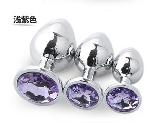 Metall Herzförmiger <span class=keywords><strong>Anal</strong></span> Plug <span class=keywords><strong>Aluminium</strong></span> legierung Sexspielzeug Anus Plug <span class=keywords><strong>Anal</strong></span> Butt Plug Dreiteilig - Product Image 5