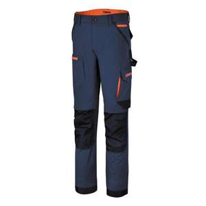 BETA - 076500106 Pantalon de travail stretch style multipoches, bleu-PANTALON DE TRAVAIL EAN 8054809230467 PANTALON DE TRAVAIL CARGO - Product Image 1