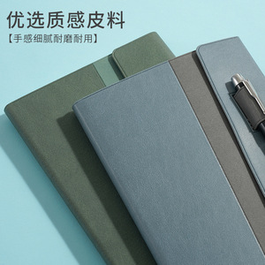 Custom Leather Organizer Planner Wireless Perfect Binding 80gsm Paper Multifunction Business Office Notebook LX-0129 - Product Image 2