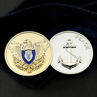 Pièce de monnaie souvenir en alliage de zinc bicolore, logo personnalisé, certifiée CE, OEM/ODM, pour célébrations d'anniversaire, personnalisation en gros