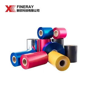 Fine FINERAY — ruban d'impression pour étiquettes zèbre, ruban de transfert thermique, prix d'usine, vente en gros