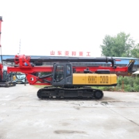 Mandrin rotatif hydraulique pour forage à 30 m de profondeur DR-150 |   Équipement de pieutage hydraulique pour la construction sur terrains difficiles