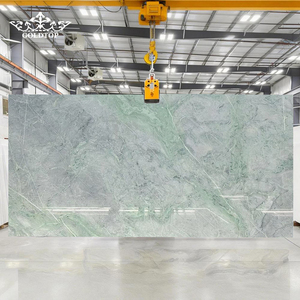 Goldtop Natural Polished Ming Green <b>Marble</b> Stone Big Slab for Floor Wall Stair Treads Kitchen Bathroom Countertops - Product Image 6